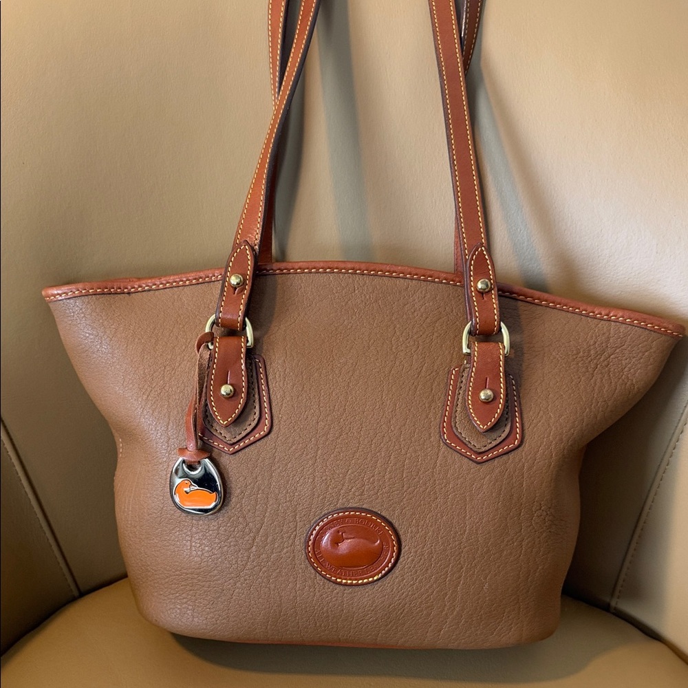 Dooney & Bourke Brown Leather Satchel